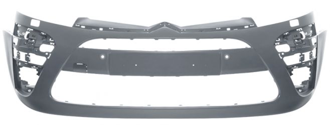 PARACHOQUES CITROEN C4 GRAND PICASSO 2010-2013 DELANTERO / CON LAVAFAROS / CON SENSOR / IMPRIMADO