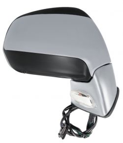 ESPEJO RETROVISOR CITROEN C4 PICASSO 2006-2010 NEGRO GLOSSY / BASE IMPRIMADA / ELECTRICO / TERMICO / PILOTO / LUZ CORTESIA / ABATIBLE ELECTRICAMENTE / MEMORIA / SONDA / IMPRIMADO / DERECHO