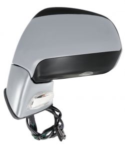 ESPEJO RETROVISOR CITROEN C4 PICASSO 2006-2010 NEGRO GLOSSY / BASE IMPRIMADA / ELECTRICO / TERMICO / PILOTO / LUZ CORTESIA / ABATIBLE ELECTRICAMENTE / MEMORIA / IMPRIMADO / IZQUIERDO