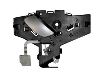 MANETA DE PUERTA INTERIOR CITROEN C5 2005-2008 CON PALANCA PLATA / BASE NEGRO / DELANTERA DERECHA