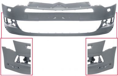 PARACHOQUES CITROEN C5 2008-2018 DELANTERO / CON LAVAFAROS / IMPRIMADO