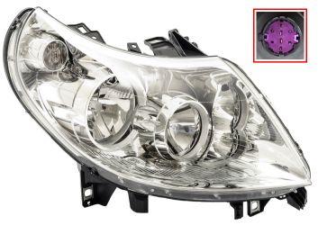 FARO FIAT DUCATO 2010-2014 LAMPARA H15+H1 / DERECHO