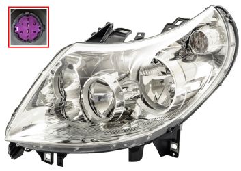 FARO FIAT DUCATO 2010-2014 LAMPARA H15+H1 / IZQUIERDO