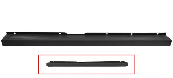 PARACHOQUES FIAT DUCATO 2006-2014 TRASERO / NEGRO / CENTRAL