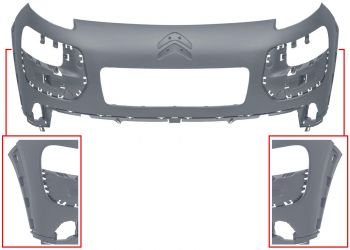 PARACHOQUES CITROEN C4 CACTUS 2014-2018 DELANTERO / IMPRIMADO