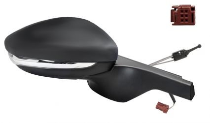 ESPEJO RETROVISOR CITROEN C3 2016-2018 CONECTOR ROJO / MECANICO / PILOTO / SONDA / DERECHO