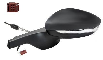 ESPEJO RETROVISOR CITROEN C3 2016-2018 CONECTOR ROJO / MECANICO / PILOTO / IZQUIERDO