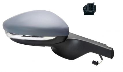 ESPEJO RETROVISOR CITROEN C3 2018-2020 CONECTOR NEGRO / ELECTRICO / TERMICO / PILOTO / SONDA / IMPRIMADA / DERECHO