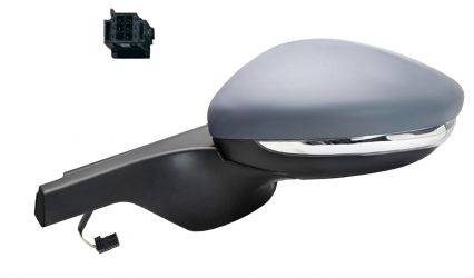 ESPEJO RETROVISOR CITROEN C3 2018-2020 CONECTOR NEGRO / ELECTRICO / TERMICO / PILOTO / IMPRIMADO / IZQUIERDO