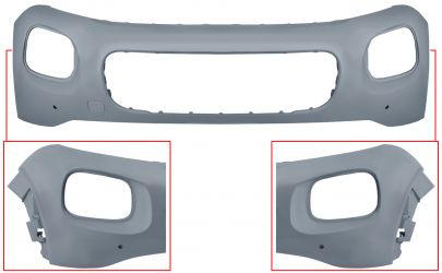 PARACHOQUES CITROEN C3 AIRCROSS 2017-2020 DELANTERO / SUPERIOR / CON 2 SENSOR IMPRIMADO