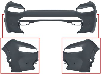 PARACHOQUES CITROEN C3 AIRCROSS 2020-2024 DELANTERO / SUPERIOR / CON 2 SENSOR / IMPRIMADO