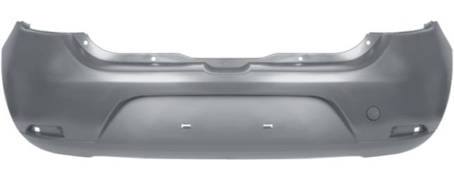 PARACHOQUES DACIA SANDERO 2013-2017 TRASERO / IMPRIMADO