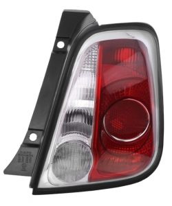 PILOTO TRASERO FIAT 500 2007-2015 BORDE NEGRO / DERECHO