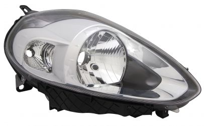 FARO FIAT PUNTO EVO 2009-2012 BASE CROMADA / DERECHO