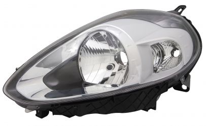 FARO FIAT PUNTO EVO 2009-2012 BASE CROMADA / IZQUIERDO