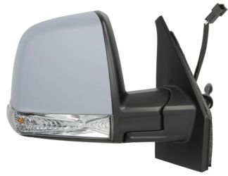 ESPEJO RETROVISOR OPEL COMBO 2012-2018 1 CRISTAL / MECANICO / PILOTO INTERMITENTE / IMPRIMADO / DERECHO