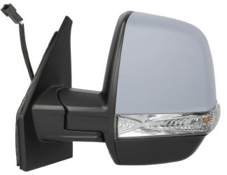 ESPEJO RETROVISOR FIAT DOBLO 2010-2015 CARGO / ELECTRICO / TERMICO / PILOTO / IMPRIMADO / IZQUIERDO