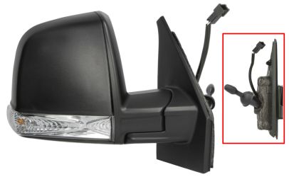 ESPEJO RETROVISOR FIAT DOBLO 2015-2022 COMBI / PANORAMA / MECANICO / PILOTO INTERMITENTE / DERECHO