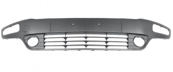 MOLDURA PARACHOQUES FIAT PUNTO EVO 2009-2012 DELANTERO / CON ANTINIEBLAS / GRIS OSCURO / CENTRAL