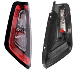 PILOTO TRASERO FIAT PUNTO EVO 2009-2012 PORTALAMPARAS UNION CON TORNILLOS / BASE NEGRA / LED / IZQUIERDO