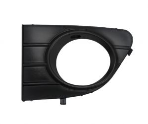 REJILLA FIAT PUNTO EVO 2009-2012 PARACHOQUES DELANTERO / INFERIOR / CON ANTINIEBLA / NEGRO BRILLANTE / IZQUIERDA