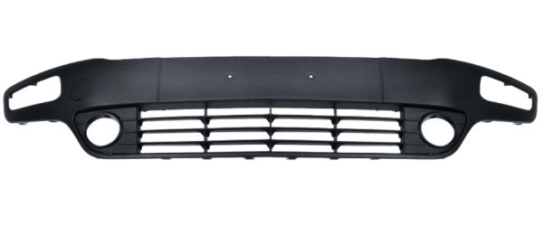 MOLDURA PARACHOQUES FIAT PUNTO EVO 2009-2012 DELANTERA / CON ANTINIEBLAS / NEGRO BRILLANTE / CENTRAL