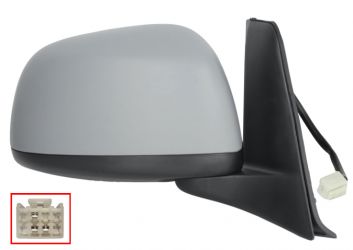 ESPEJO RETROVISOR SUZUKI SX4 2006-2013 ELECTRICO / TERMICO / IMPRIMADO / DERECHO