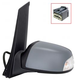 ESPEJO RETROVISOR FORD C-MAX 2007-2010 ELECTRICO / TERMICO / PILOTO / LUZ CORTESIA / IMPRIMADO / IZQUIERDO