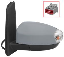ESPEJO RETROVISOR FORD C-MAX 2015-2021 ELECTRICO / TERMICO / LUZ CORTESIA / ABATIBLE ELECTRICAMENTE / SIDE ASSIST / IMPRIMADO / IZQUIERDO