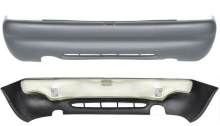 PARACHOQUES FORD ESCORT 1995-1999 TRASERO / MODELO 16V-TDI / CON REFUERZO ESPUMA / IMPRIMADO