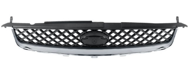 REJILLA FORD FIESTA 2006-2008 FRENTE / MODELO SPORT / MOLDURA CROMADA