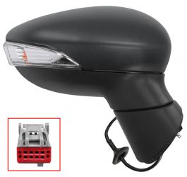 ESPEJO RETROVISOR FORD FIESTA 2008-2013 ELECTRICO / TERMICO / PILOTO / ASFERICO / DERECHO