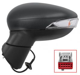 ESPEJO RETROVISOR FORD FIESTA 2008-2013 ELECTRICO / TERMICO / PILOTO / ASFERICO / IZQUIERDO