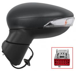 ESPEJO RETROVISOR FORD FIESTA 2013-2017 ELECTRICO / TERMICO / PILOTO / IZQUIERDO