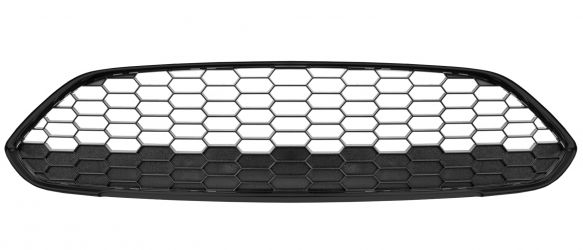 REJILLA FORD FIESTA 2013-2017 PARACHOQUES DELANTERO / SUPERIOR / PANEL DE ABEJA / CON MOLDURA NEGRA / CENTRAL