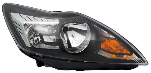 FARO FORD FOCUS 2008-2011 BASE NEGRA / CROMADA / DERECHO