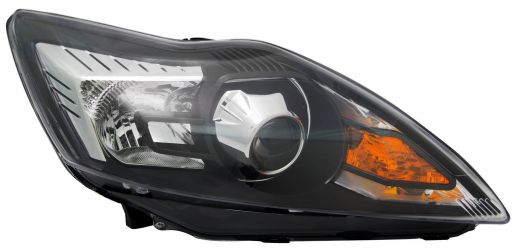 FARO FORD FOCUS 2008-2011 XENON / BASE NEGRA / CROMADA / DERECHO