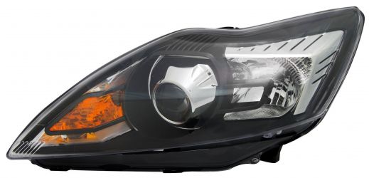 FARO FORD FOCUS 2008-2011 XENON / BASE NEGRA / CROMADA / IZQUIERDO