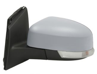 ESPEJO RETROVISOR FORD FOCUS 2011-2015 ELECTRICO / TERMICO / PILOTO / LUZ CORTESIA / ABATIBLE ELECTRICAMENTE / LANE ASSIST / IMPRIMADO / IZQUIERDO