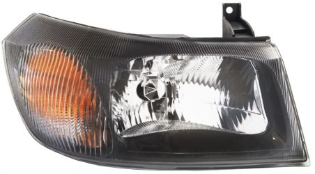 FARO FORD TRANSIT 2000-2006 BASE NEGRA / CON REFLECTOR / DERECHO