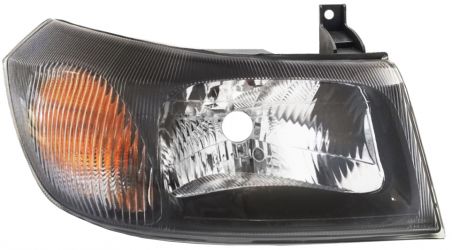 FARO FORD TRANSIT 2000-2006 BASE NEGRA / SIN REFLECTOR / DERECHO