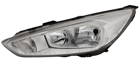 FARO FORD FOCUS 2015-2018 BASE CROMADA / LAMPARA H7+H15 / IZQUIERDO