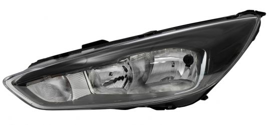 FARO FORD FOCUS 2015-2018 BASE NEGRA / LAMPARA H7+H15 / IZQUIERDO