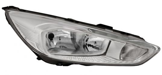 FARO FORD FOCUS 2015-2018 BASE CROMADA / LAMPARA H7+H1+LED / DERECHO