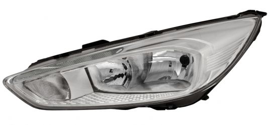 FARO FORD FOCUS 2015-2018 BASE CROMADA / LAMPARA H7+H1+LED / IZQUIERDO