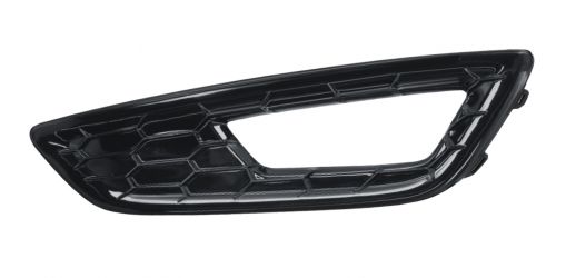 REJILLA FORD FOCUS 2015-2018 PARACHOQUES DELANTERO / CON ANTINIEBLA / PANEL DE ABEJA / NEGRO BRILLANTE / IZQUIERDA