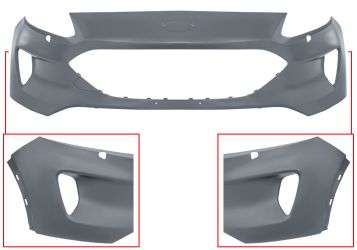 PARACHOQUES FORD KUGA 2019-2024 DELANTERO / CON LAVAFAROS / IMPRIMADO
