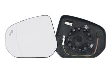 CRISTAL ESPEJO RETROVISOR FORD TRANSIT CONNECT 2018-2024 CON SOPORTE / TERMICO / SIDE ASSIST / ASFERICO / IZQUIERDO