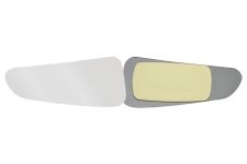 CRISTAL ESPEJO RETROVISOR FORD TRANSIT CUSTOM 2013-2018 CON SOPORTE / INFERIOR / CONVEXO / IZQUIERDO