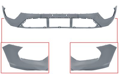 PARACHOQUES FORD TOURNEO CUSTOM 2018-2023 DELANTERO / INFERIOR / IMPRIMADO